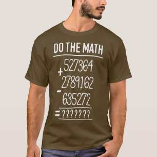Wiskunde leraar wiskunde grappig t-shirt