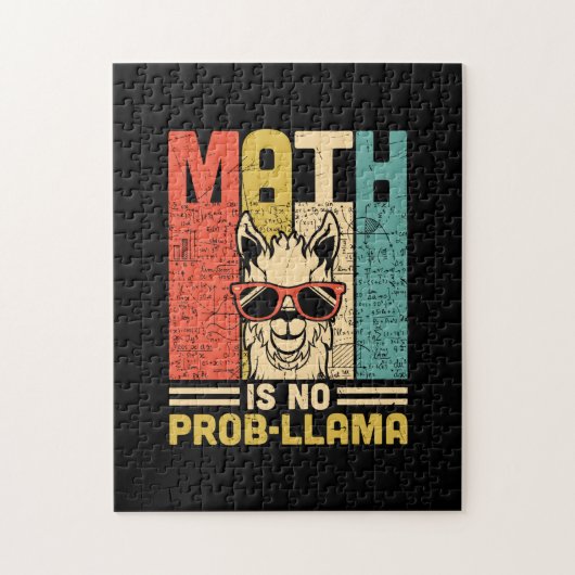 Wiskunde leraar Wiskunde is geen probleem Legpuzzel (Verticaal)