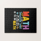 Wiskunde leraar Wiskunde is geen spooksport Legpuzzel (Horizontaal)