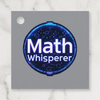 Wiskunde leraar Wiskunde Whisperer Bedankjes Labels