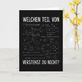 Wiskunde Leraar Wiskunde Wiskundige Grappig gesche Kaart (Gele Bloem)