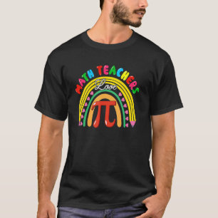 Wiskunde leraren houden van het PI-symbool met pot T-shirt