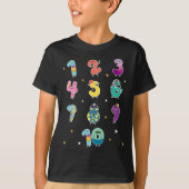 Wiskunde leren Cute Numbers Prek Mathematica T-shirt (Voorkant)