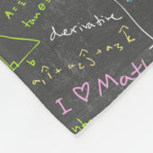 Wiskunde Lessen Fleece Deken (Hoek)