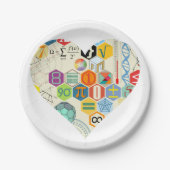 wiskunde liefdespapier bord (Voorkant)