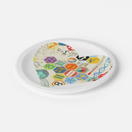 wiskunde liefdespapier bord (Gekanteld)