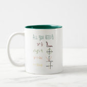 Wiskunde liefhebbers koffie mok (Links)