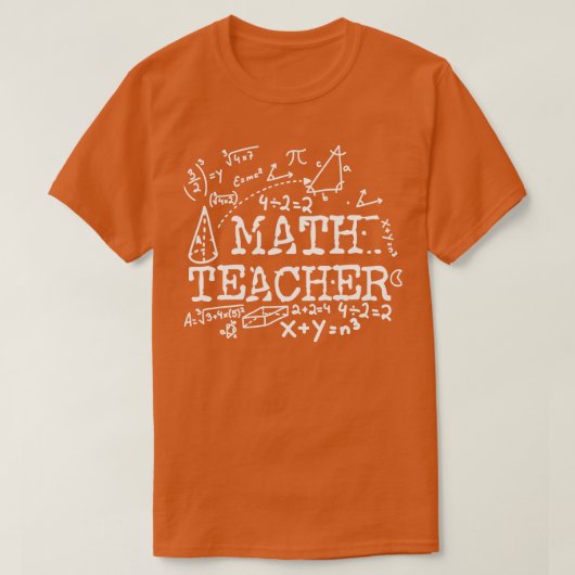 Wiskunde liefhebbers t-shirt (Design voorkant)
