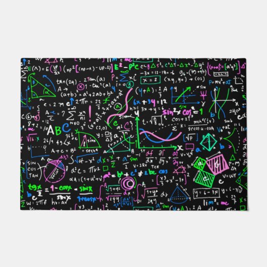 Wiskunde lineaire wiskundeonderwijscyclus deurmat (Voorkant)