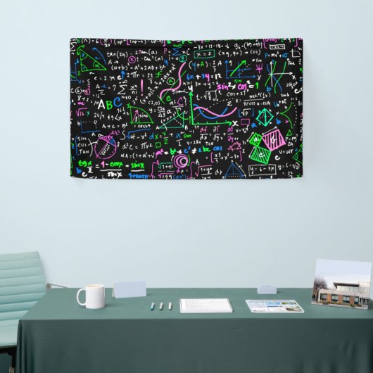 Wiskunde lineaire wiskundeonderwijscyclus spandoek (Beurs)