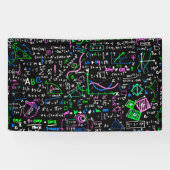 Wiskunde lineaire wiskundeonderwijscyclus spandoek (Horizontaal)