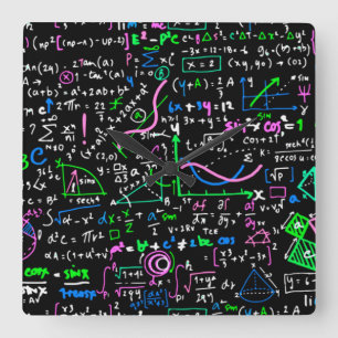 Wiskunde lineaire wiskundeonderwijscyclus vierkante klok