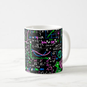 Wiskunde lineaire wiskundige onderwijscyclus koffiemok