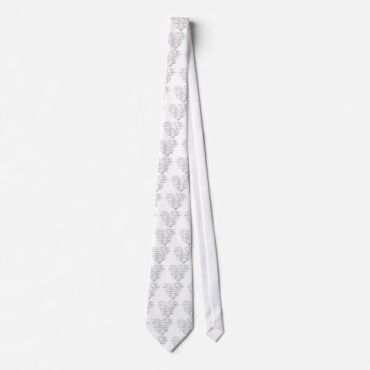 Wiskunde Love Stropdas (Voorkant)