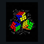 Wiskunde Lover Cuber Speed Cubing Puzzels Funny Cu Poster<br><div class="desc">Wiskunde,  Lover,  Cuber,  Speed,  Cubing,  Puzzels,  Grappig,  Kubus,  Graphic</div>