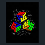 Wiskunde Lover Cuber Speed Cubing Puzzels Funny Cu Poster<br><div class="desc">Wiskunde,  Lover,  Cuber,  Speed,  Cubing,  Puzzels,  Grappig,  Kubus,  Graphic</div>