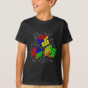 Wiskunde Lover Cuber Speed Cubing Puzzels Funny Cu T-shirt