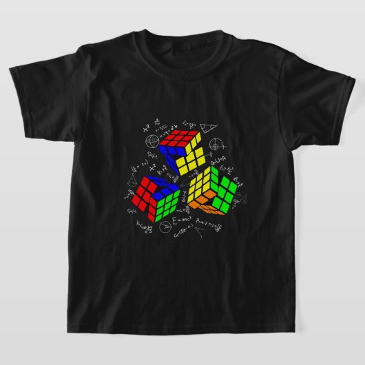 Wiskunde Lover Cuber Speed Cubing Puzzels Funny Cu T-shirt (Laagn)