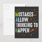 Wiskunde Lover leraar algebra Geometry Briefkaart (Voorkant / Achterkant)