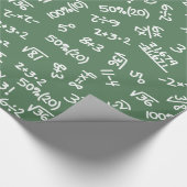 Wiskunde Lovers Fun wiskundige vergelijkingen Gift Cadeaupapier (Hoek)