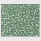 Wiskunde Lovers Fun wiskundige vergelijkingen Gift Cadeaupapier (Vlak)