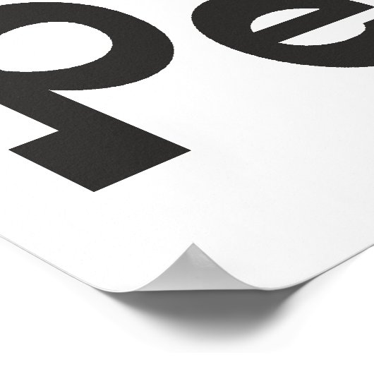 Wiskunde maakt me Pers-PI-re © - Funny Wiskunde Pi Poster (Hoek)