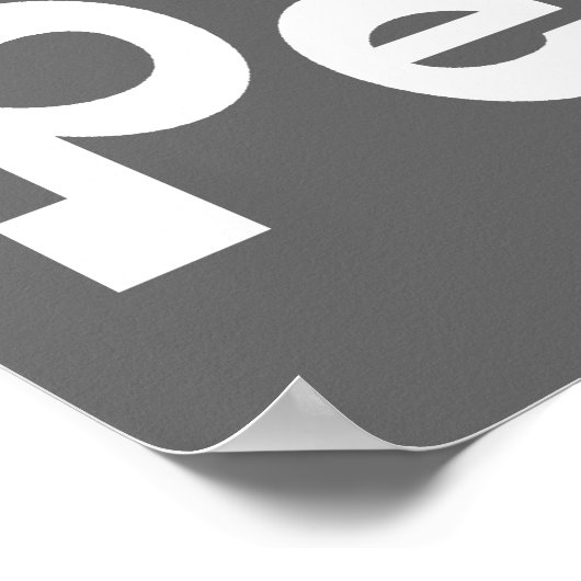 Wiskunde maakt me Pers-PI-re-Funny Wiskunde Pi Slo Poster (Hoek)