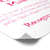 Wiskunde maakt Poster-herkenning en Solve Patronen Poster (Hoek)