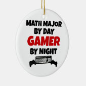 Wiskunde Major Gamer Keramisch Ornament (Rechts)