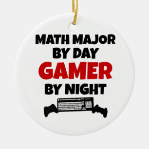 Wiskunde Major Gamer Keramisch Ornament