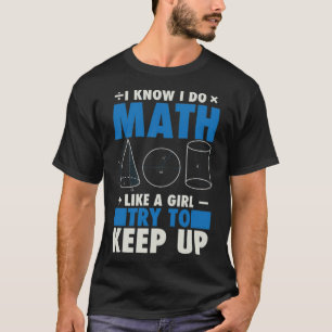 Wiskunde Mathematica paarden sport T-shirt