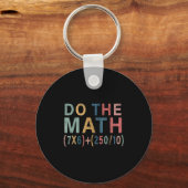 Wiskunde Meme Grappig Cadeau Voor Docent, Student Sleutelhanger (Voorkant)