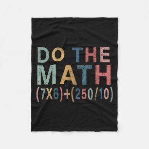 Wiskunde Meme Grappig Cadeau Voor Leraar, Student Fleece Deken