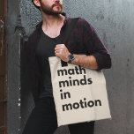 Wiskunde Minds in Motion Mathematics Teachers Gift Tote Bag<br><div class="desc">"Wiskunde Minds in Motion" Verhoog je wiskunde lerarenstijl met onze 'Wiskunde Minds in Motion' canvas tas. Ontworpen om de dynamische wereld van het wiskundeonderwijs te inspireren en te vieren. Dit geweldige tas is niet alleen een functioneel accessoire, maar een uiting van passie voor wiskunden. Show uw toewijding aan het vormen...</div>