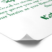 Wiskunde Mindsets Poster-fouten zijn goed Poster (Hoek)