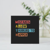 Wiskunde. Mistingen maken denken mogelijk - leraar Kaart (Staand voorkant)