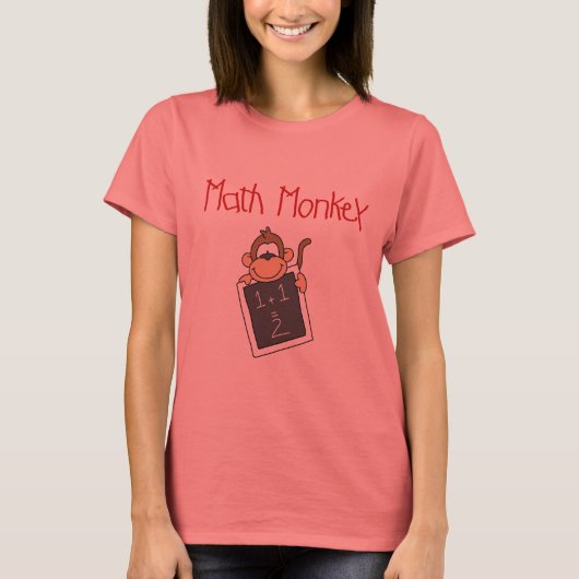 Wiskunde Monkey Tshirts en cadeaus (Voorkant)