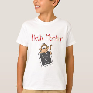 Wiskunde Monkey Tshirts en cadeaus