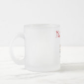 Wiskunde Monkey Tshirts en cadeaus Matglas Koffiemok (Links)