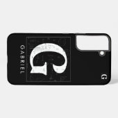 Wiskunde monogram - letter G Samsung Galaxy Hoesje (Achterkant horizontaal)