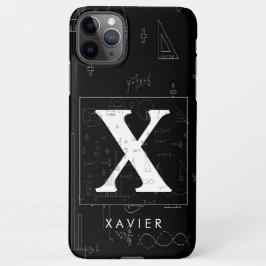 Wiskunde monogram - Xavier iPhone 11Pro Max Hoesje