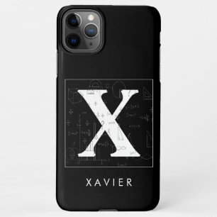 Wiskunde Monogram - Xavier iPhone 11Pro Max Hoesje