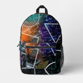 Wiskunde Motion: Equation Art-rugzak Bedrukte Rugzak (Voorkant)