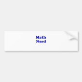 Wiskunde Nerd Bumpersticker (Voorkant)