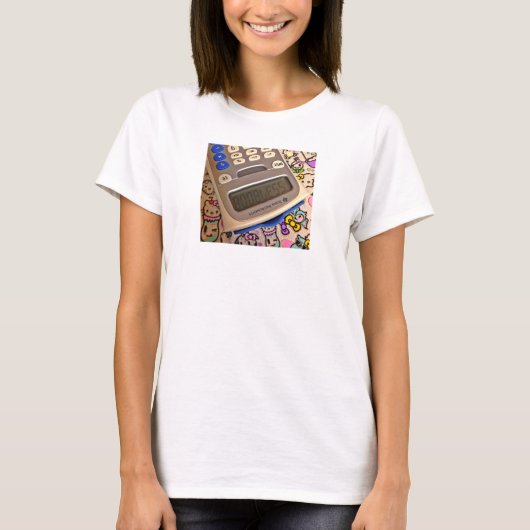 Wiskunde nerd Flat & Fabulous T-shirt (Voorkant)