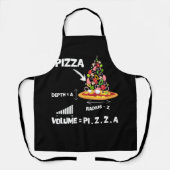 Wiskunde Nerd Pizza Lovers Volume Formule Geek Wis Schort (Voorkant)