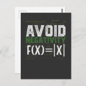 Wiskunde Nerd Science Absolute Value Humor Briefkaart (Voorkant / Achterkant)