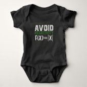 Wiskunde Nerd Science Absolute Value Humor Romper (Voorkant)