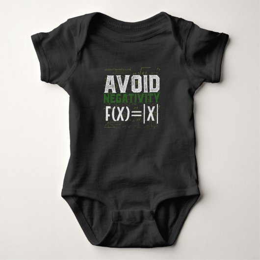 Wiskunde Nerd Science Absolute Value Humor Romper (Voorkant)