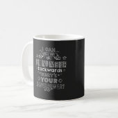 Wiskunde Nerd Superpower PI Nummer Grappig Koffiemok (Voorkant links)